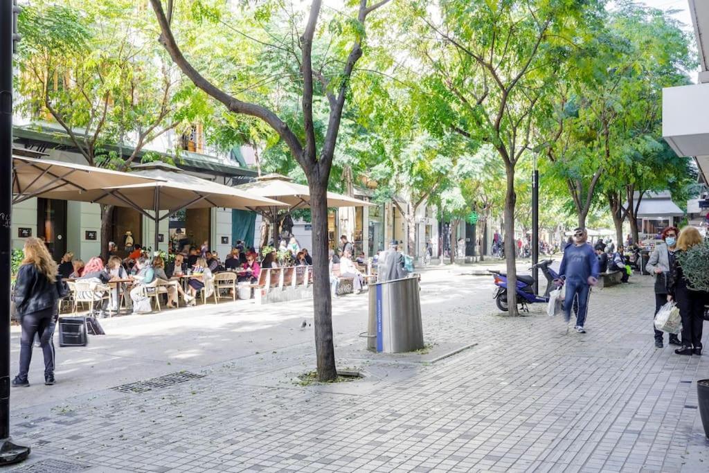 塞萨洛尼基Ag.Sofias Pedestrian Area Luxury Ap. & Big Balcony公寓 外观 照片