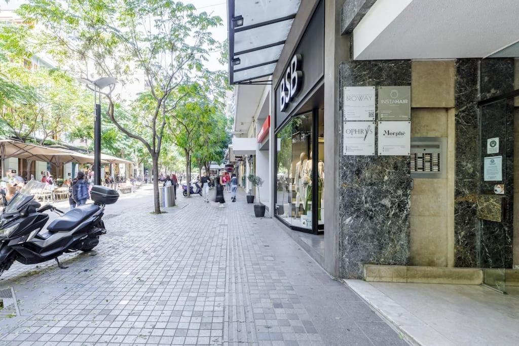 塞萨洛尼基Ag.Sofias Pedestrian Area Luxury Ap. & Big Balcony公寓 外观 照片